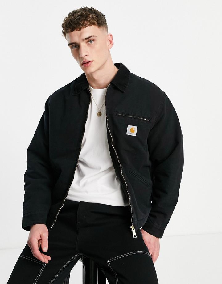 Carhartt Wip Og Detroit Jacket In Black