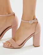 New Look 2 Part Block Heel - Stone