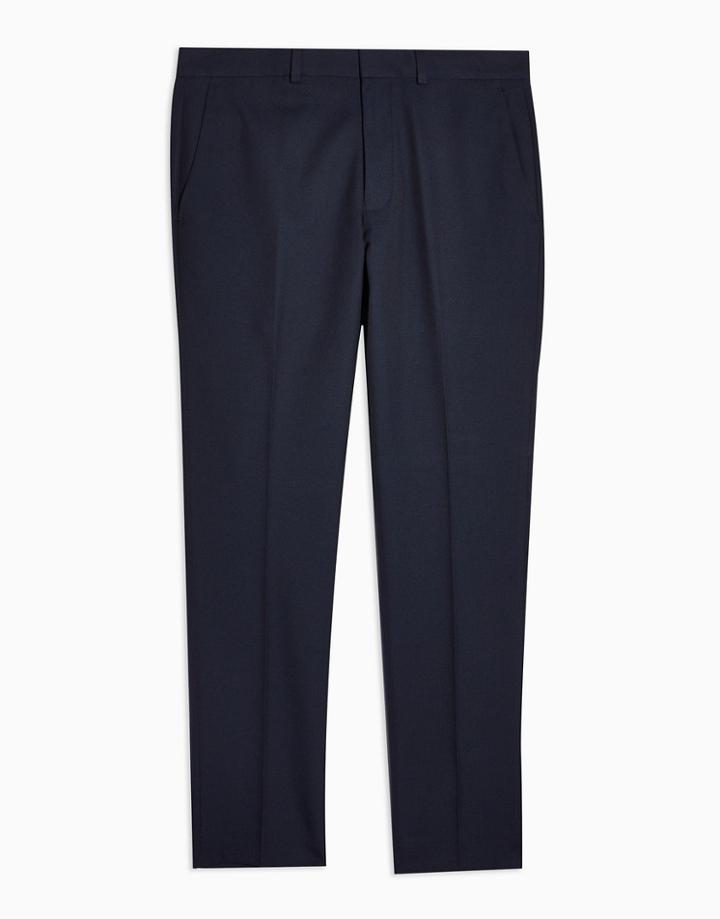 Topman Skinny Suit Pant In Navy-blues