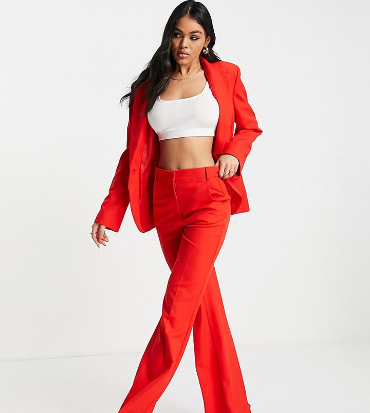 Asyou Slim Leg Pants In Red