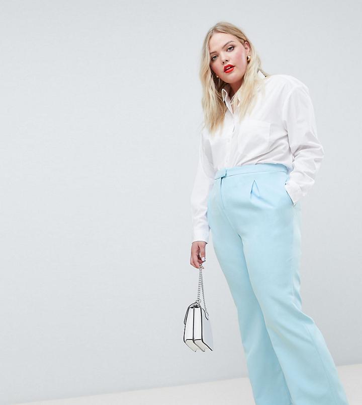 Unique 21 Hero Tailored Wide Leg Pants - Blue