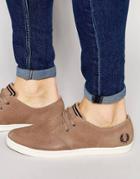Fred Perry Byron Low Suede Sneakers - Brown
