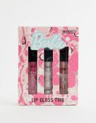 Barbie Glitter Lip Gloss Trio - Clear