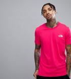 The North Face Simple Dome T-shirt Exclusive To Asos In Bright Pink - Pink