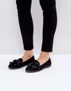Miss Kg Mable Metal Trim Ballet Flat Shoes - Black