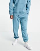 Topman Set Oversized Sweatpants In Blue-blues