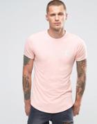 Gym King Logo T-shirt In Muscle Fit - Pink