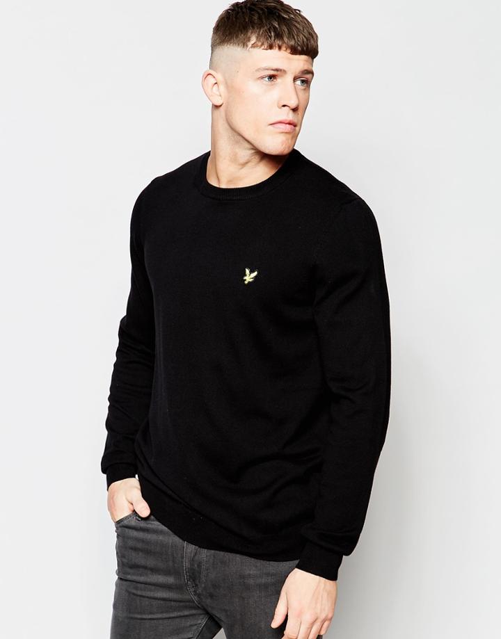 Lyle & Scott Vintage Sweater With Crew - True Black