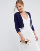 Asos Wedding Knitted Cover Up - Navy