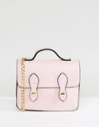 Asos Mini Satchel Bag With Top Handle - Pink