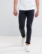 Cheap Monday Skinny Fit Jeans In Midnight Dye - Navy