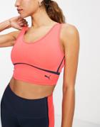 Puma Training Eversculpt Crop Tank In Pink