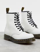 Dr. Martens 1460 8 Eye Boots In White