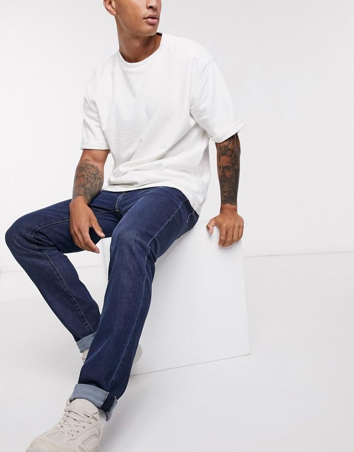 Levi's 511 Slim Fit Jeans In Dark Wash-blues