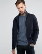 Farah Harrington Jacket In Black Cotton - Black