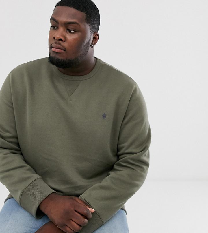 French Connection Plus Basic Logo Crew Neck Sweater