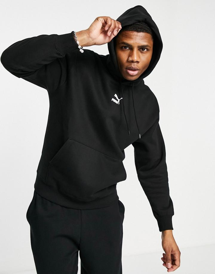 Puma Classics Hoodie In Black