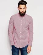 Farah Shirt In Gingham - Red