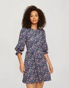 Miss Selfridge Smock Dress In Purple Floral