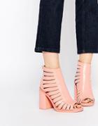 Asos End Of Time Ankle Boots - Pink