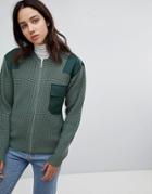Mads Norgaard Military Cardigan - Green