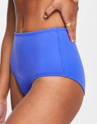 & Other Stories High Waist Bikini Bottoms In Blue