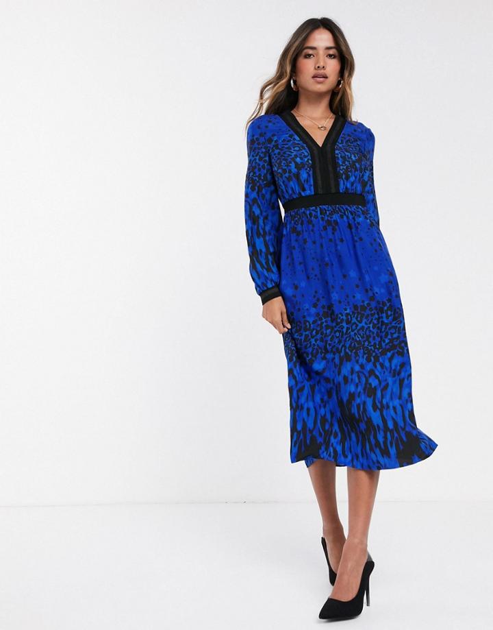 Ted Baker Maryema Topaz Print Leopard Midi Dress