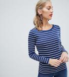 Esprit Long Sleeved Striped Top