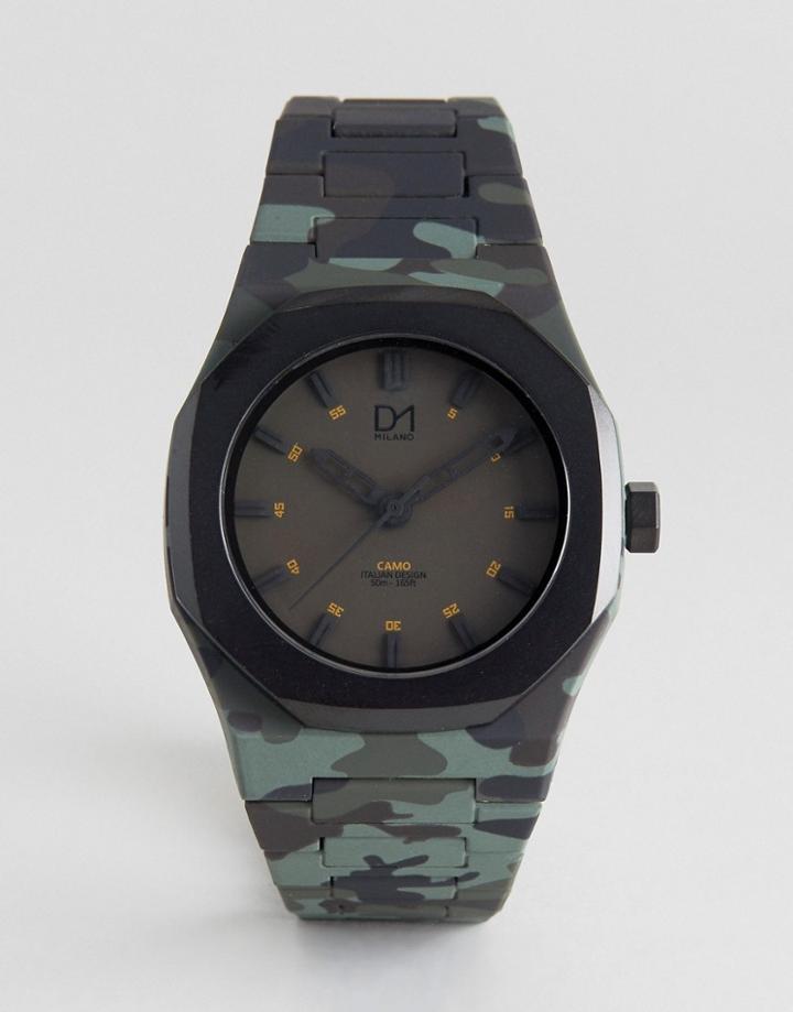 D1 Milano Essential Collection Khaki Watch - Green