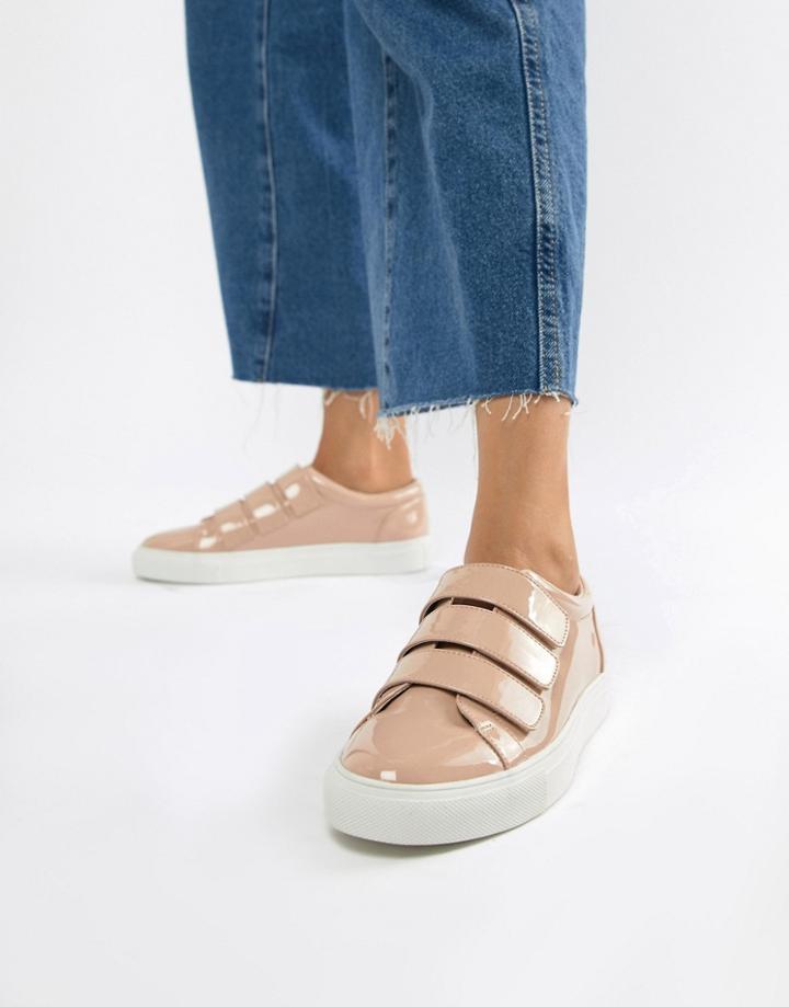 Asos Design Dessa Strap Sneakers - Beige