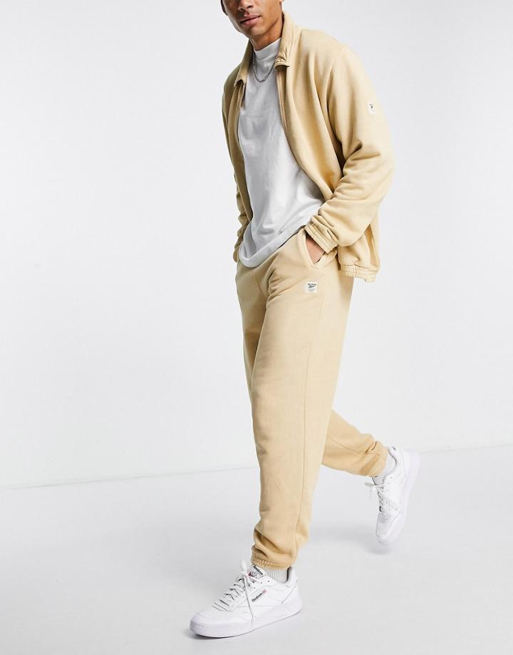 Reebok Natural Dye Sweatpants In Sepia-brown