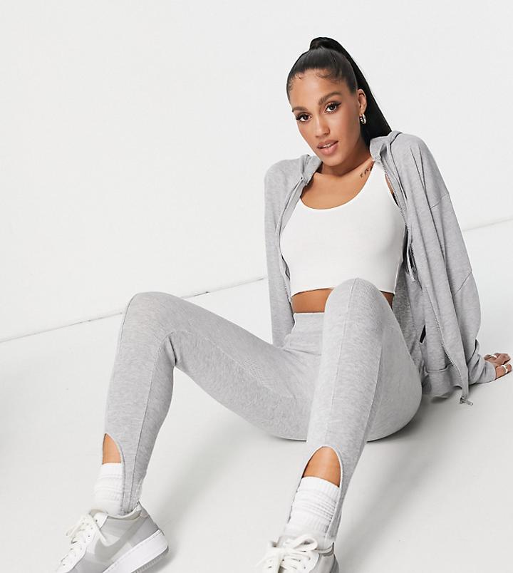 Asyou Set Lounge Legging In Gray Heather-grey