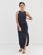 Jdy Stripe Rib Jersey Maxi Dress - Multi