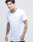 Minimum Half Stripe T-shirt - Blue