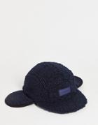Consigned Sherpa Ear Cap In Navy
