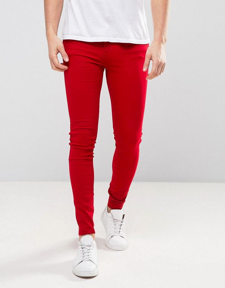 Dr Denim Lexy Jean Vicious Red - Red