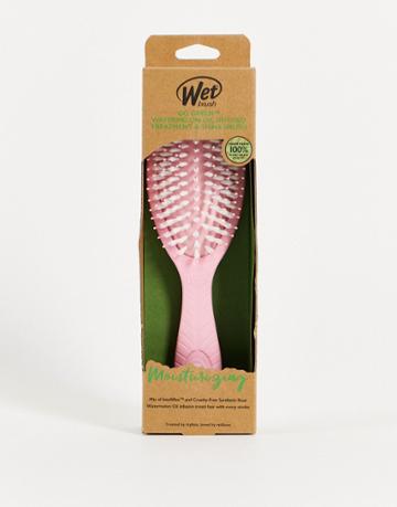 Wetbrush Go Green Treatment And Shine Watermelon Oil Detangler Hairbrush-pink