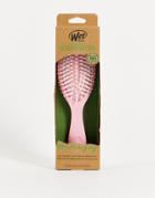 Wetbrush Go Green Treatment And Shine Watermelon Oil Detangler Hairbrush-pink