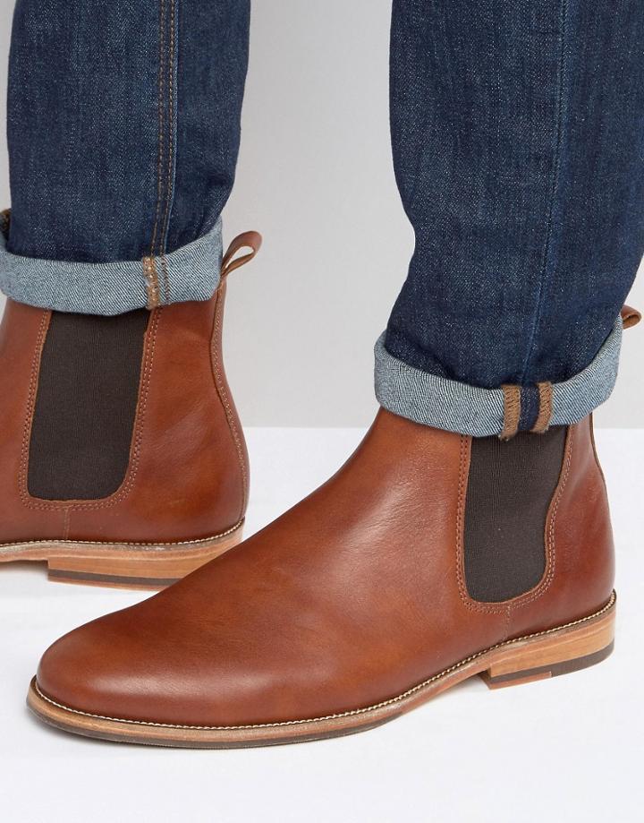 Bobbies L'horloger Leather Chelsea Boots - Tan