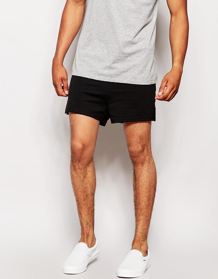 American Apparel Lightweight Jersey Shorts - Black