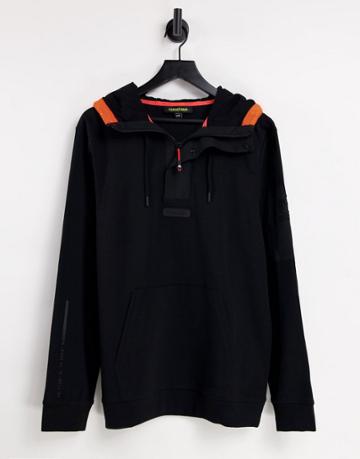 Nautica Competition Caspian Reflective Hoodie In Black