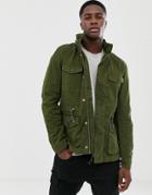 Scotch & Soda Classic Garment-dyed Field Jacket - Green