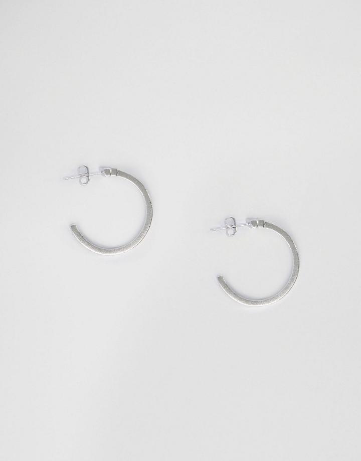 Pieces & Julie Sandlau Sterling Silver Jane Hoop Earrings - Silver