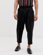 Twisted Tailor Wide Leg Pants In Black