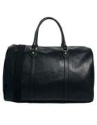 Asos Smart Faux Leather Carryall - Black