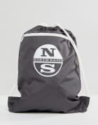 North Sails Gym Backpack In Gray - Gray