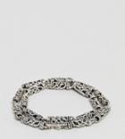 Seven London Detailed Chain Bracelet In Sterling Silver - Silver