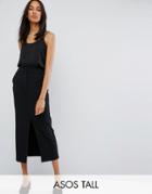 Asos Tall Tailored Clean Column Pencil Skirt - Black