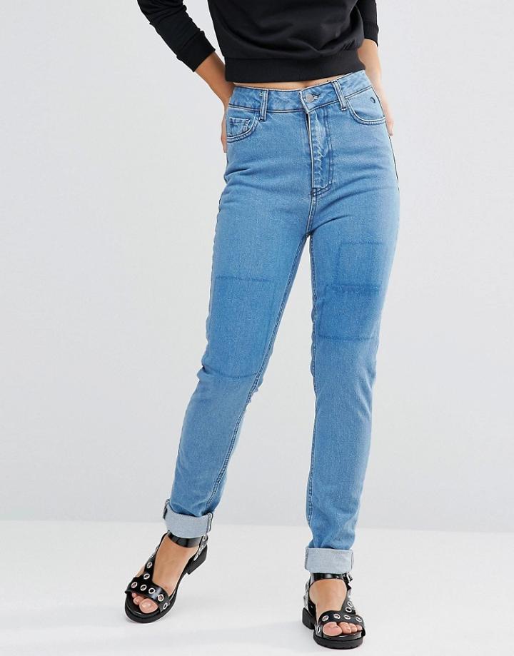 Uncivilised Aries Rising Patchwork Jeans - Blue