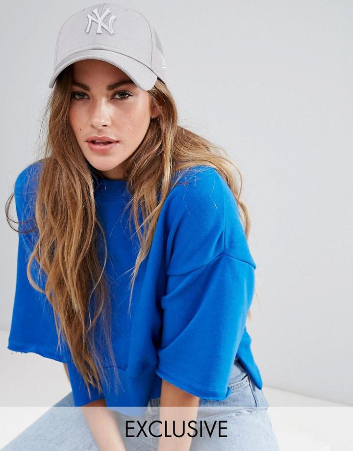 New Era 9forty Cap With Sports Mesh And Breathable Fabric In Taupe - Gray